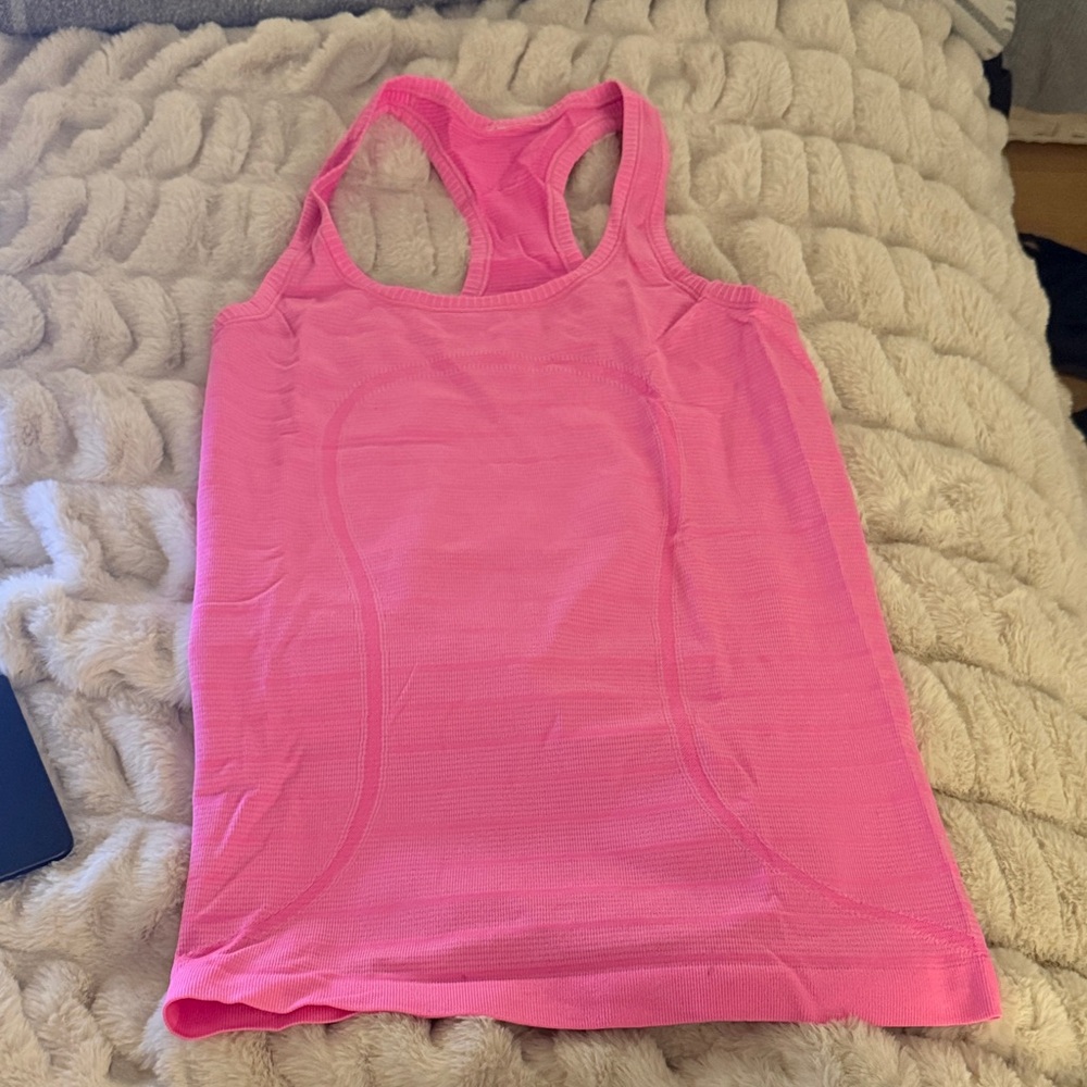 Lululemon Women's Pink Racerback Tank Top